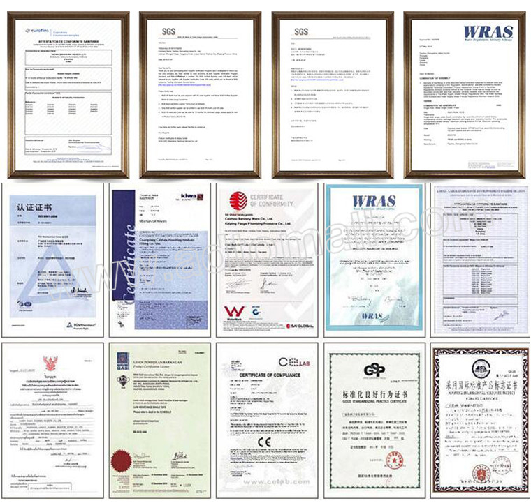 Water Taps Certificates