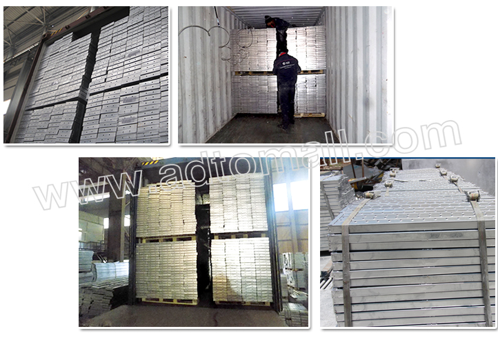steel plank packaging and shipping