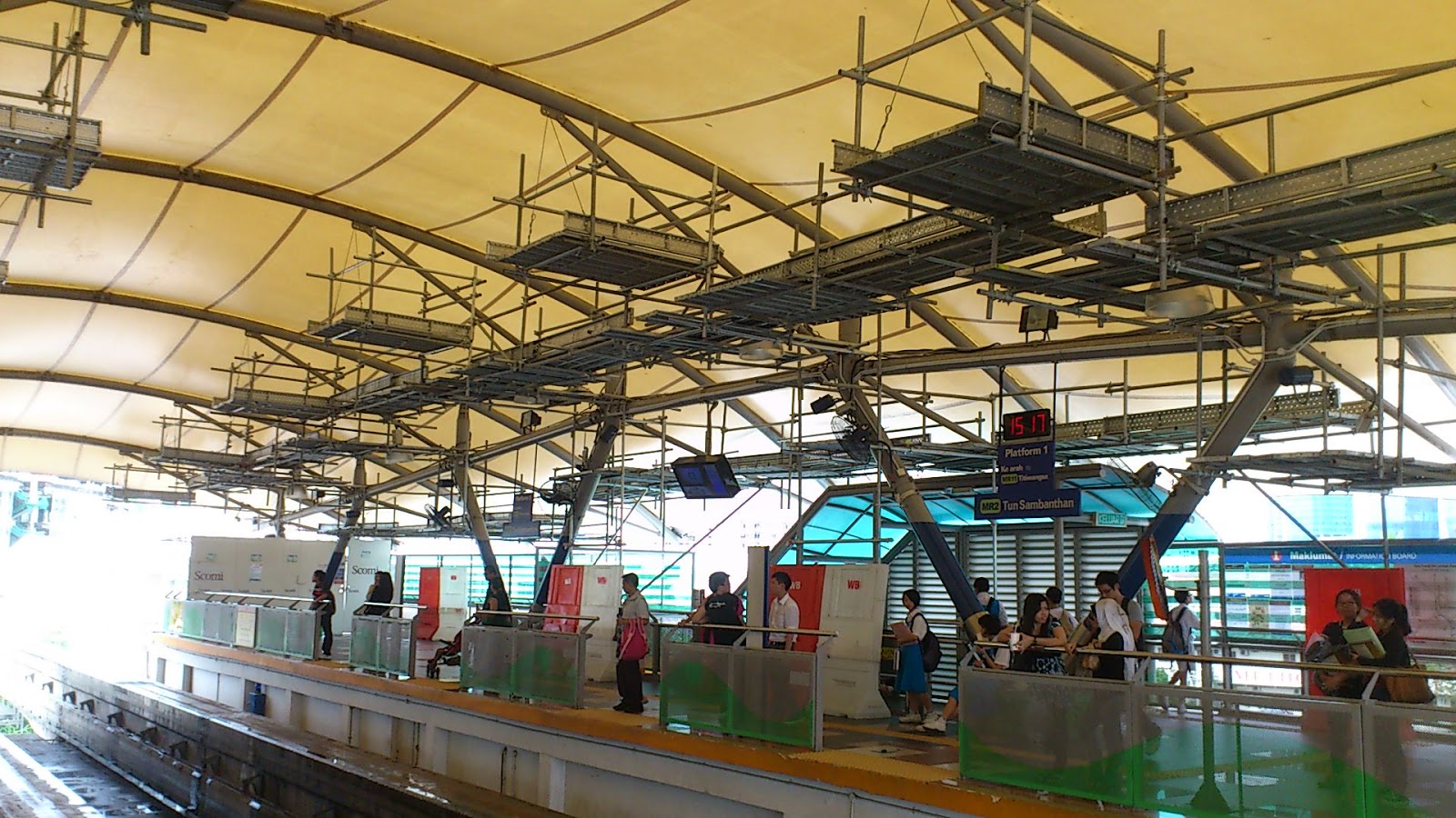 Frame Scaffolding with Versatile Functions Plays Sound Performance