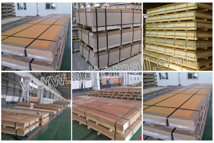 aluminum sheet packaging and shipping