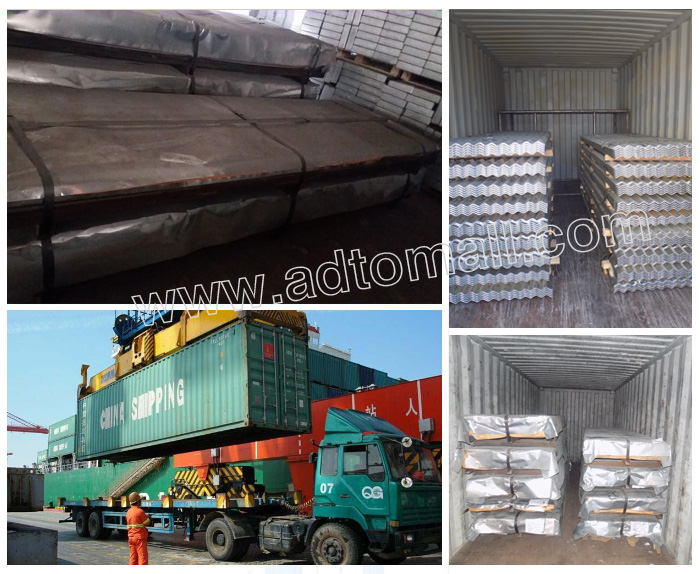 American Scaffolding Sidewalk Sheds System packaging shipping Corrugated Sheet