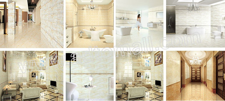 Rustic ceramic tiles Applications