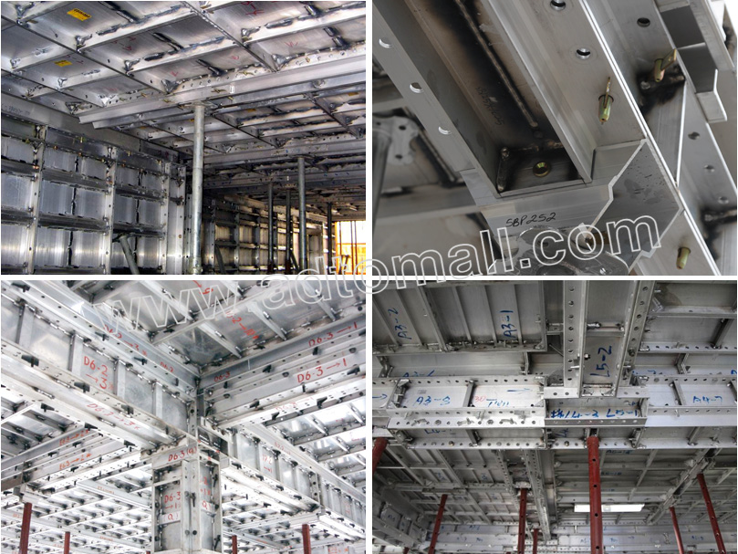 Aluminium formwork accessories application