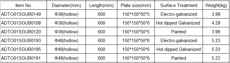 adjustable screw jack specifications