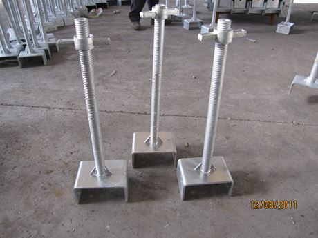 Picture of  M34x400MM/150x120x50x5MM Solid U-Head Jack (Painted)