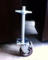 Picture of M30x600MM/120x120x4mm Solid Base Jack Electro Galvanized