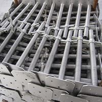 Picture of M34x600MM/120x120x5mm Solid Base Jack Electro Galvanized