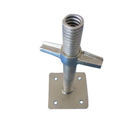 Picture of M38x4x400MM/150x150x5MM Hollow Jack Base Electro Galvanized