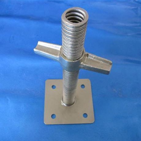 Picture of M38x4x400MM/150x150x5MM Hollow Jack Base Electro Galvanized