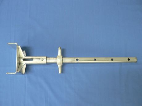 Picture of  M34x4x600MM/150x120x50x5MM Hollow U head Jack Electro Galvanized