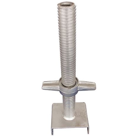 Picture of M38x4x400/ 150x150x50x6MM Hollow U head Screw Jack Electro Galvanized