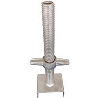 Picture of M38x4x600/ 150x150x50x6MM Hollow U head Screw Jack Electro Galvanized