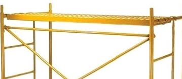 Requirements on ground base in the frame scaffolding system.