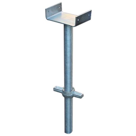 Picture of M38x4x780/ 150x150x50x6MM Hollow U head Screw Jack Electro Galvanized