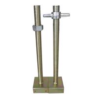 Picture of  M34x4x600MM/150x120x50x5MM Hollow U head Jack Electro Galvanized