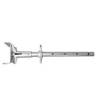 Picture of  M34x4x400MM/150x120x50x5MM Hollow U head Jack Electro Galvanized