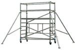 How to set horizontal reinforcing tubes in the frame scaffolding?