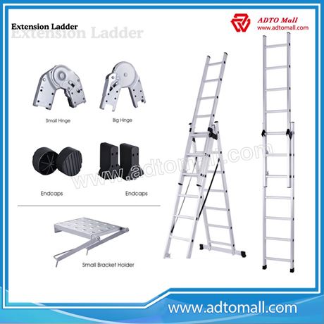 Picture of 2 Sections Aluminum Extension Ladder
