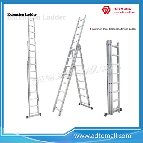 Picture of 2 Sections Aluminum Extension Ladder