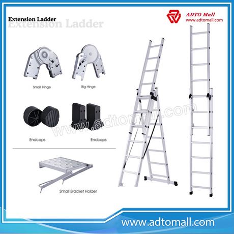 Picture of 3 Sections Aluminum Extension Ladder