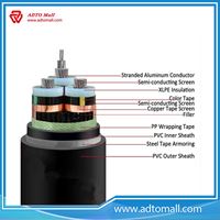 Picture of Medium Voltage Cu/Al Conductor XLPE Insulated Power Cable 3.6/6-26/35 KV