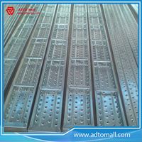 Picture of Q235 galvanized steel decking for walking on construction building