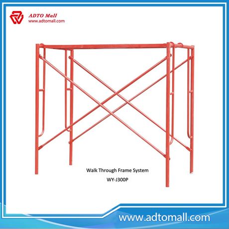 Picture of Wholesale Galvanized Walk Through Frame Scaffolding Frame Scaffolding System