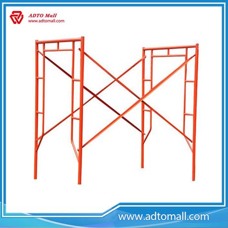 Picture of Wholesale Construction Material Painted or Galvanized A-Frame Scaffolding H-Frame Scaffolding