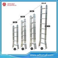 Picture of Double Side Aluminum Ladder with Hinge