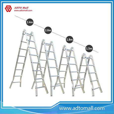 Picture of Folding Dual-purpose Ladder with Hinge