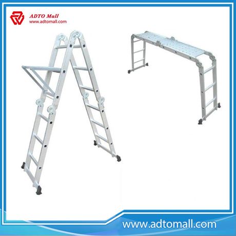 Picture of Aluminum Fold-up Ladder with Locking Hinge
