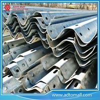 Picture of Galvanized Highway Guardrail
