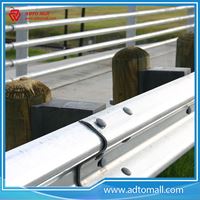 Picture of Galvanized W Beam Road Safety Guardrail