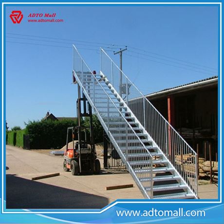 Picture of Outdoor Industrial Buidling Steel Structure Stairs Tread