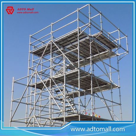 Picture of All-Round Scaffolding System Wedge Scaffolding System Scaffold Parts Types of Scaffolding