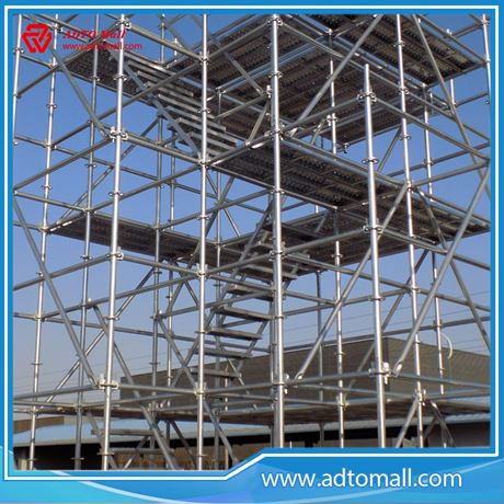 Picture of SGS Testing Galvanized & HDG Steel Q235 & Q345 Ringlock System Scaffold