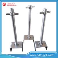 Picture of ADTO Scaffoling Q235 Steel Silver Solid Adjustable U Head Jack