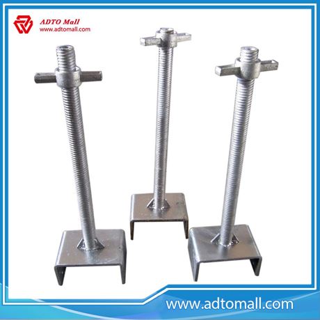 Picture of ADTO Scaffoling Q235 Steel Silver Solid Adjustable U Head Jack