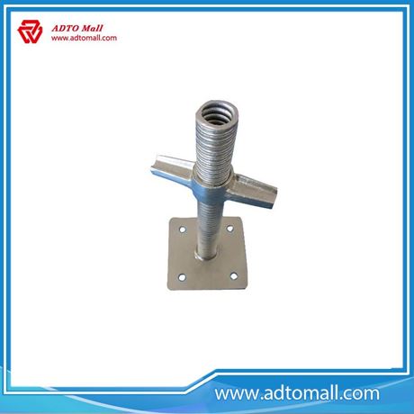 Picture of Zinc Plated Adjustable Scaffolding Base Jack