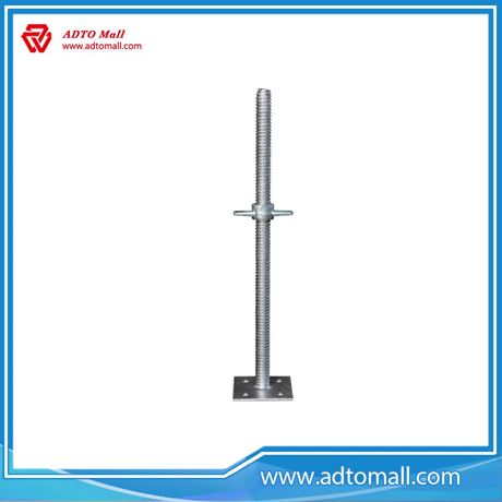 Picture of Zinc Plated Adjustable Scaffolding Base Jack