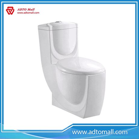 Picture of Top quality floor mounted installation type ceramic material one-piece sipnonic toilet for water closet