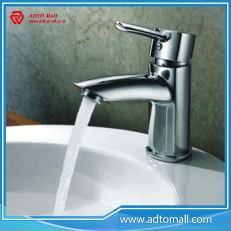 Picture of High quality Brass water tap chrome plated wash basin mixer tap