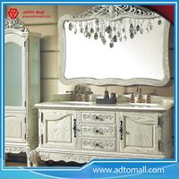 Picture of Europe style wash basin Toilet Vanity Cabinets with Drawers 