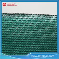 Picture of Green Safety Net Construction with White Rope