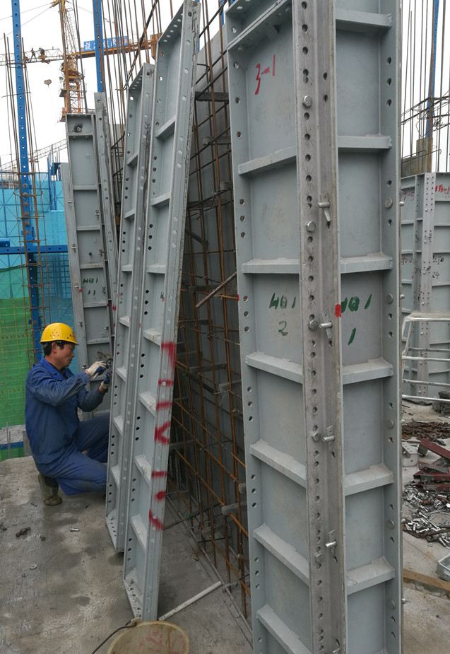 Aluminum Formwork System in China-Wuhan Gymnasium