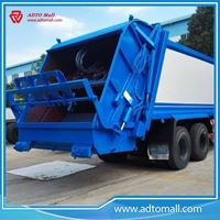 Picture of Waste management garbage compactor truck