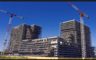 The Calculation of Building Volume and Cost for the Scaffolding