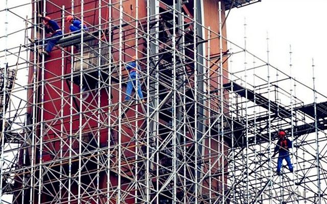 Installation of Cuplock Scaffolding System
