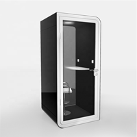 Picture of Privacy Phone Booth for Public Area with Electrical Charger