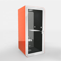 Privacy Phone Booth for Public Area with Electrical Charger